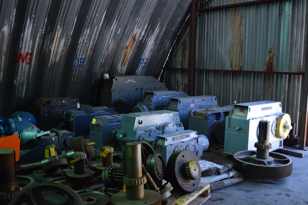 帶式輸送機(jī)減速器維修2